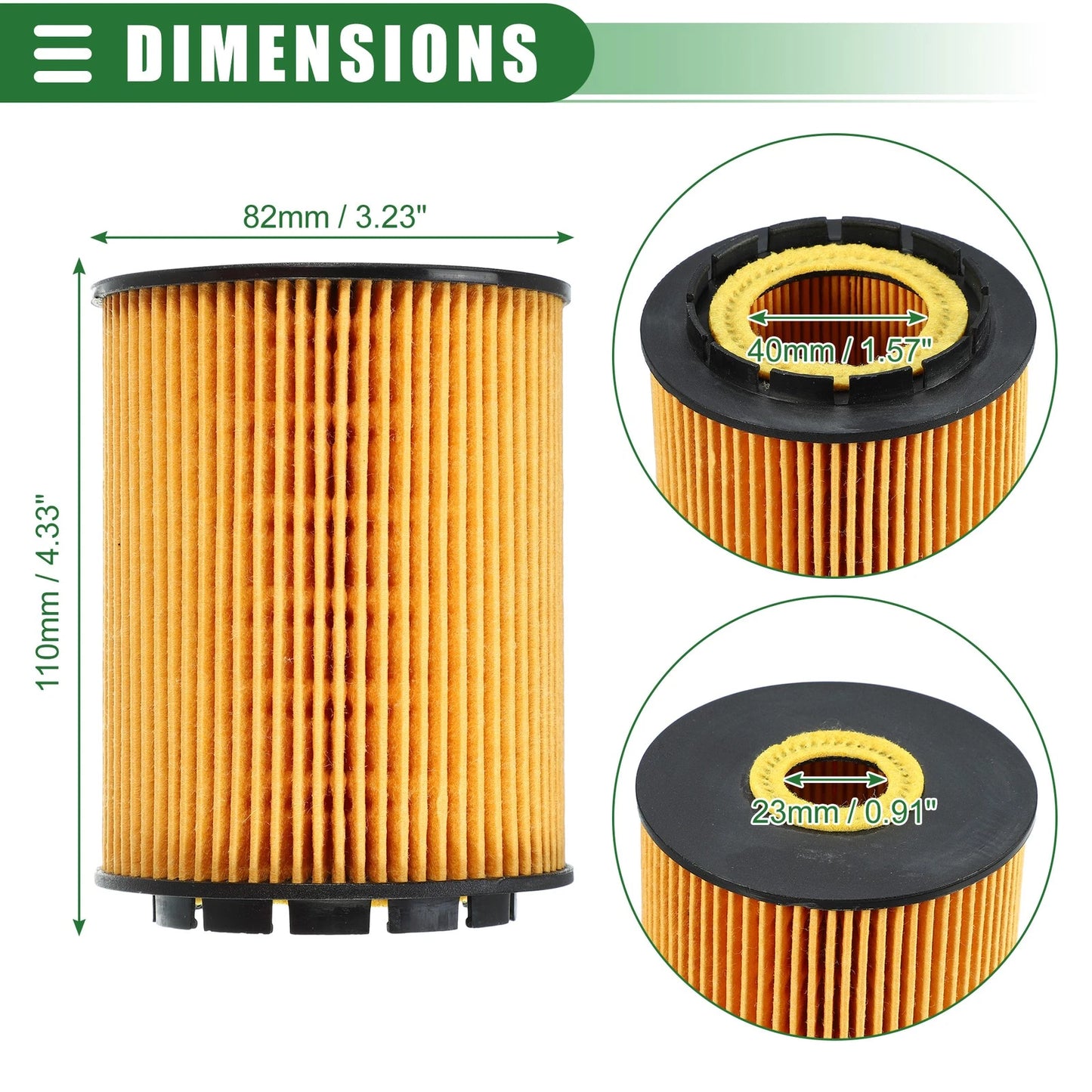 Engine Oil Filter Set for Porsche Cayenne (2003-2010)