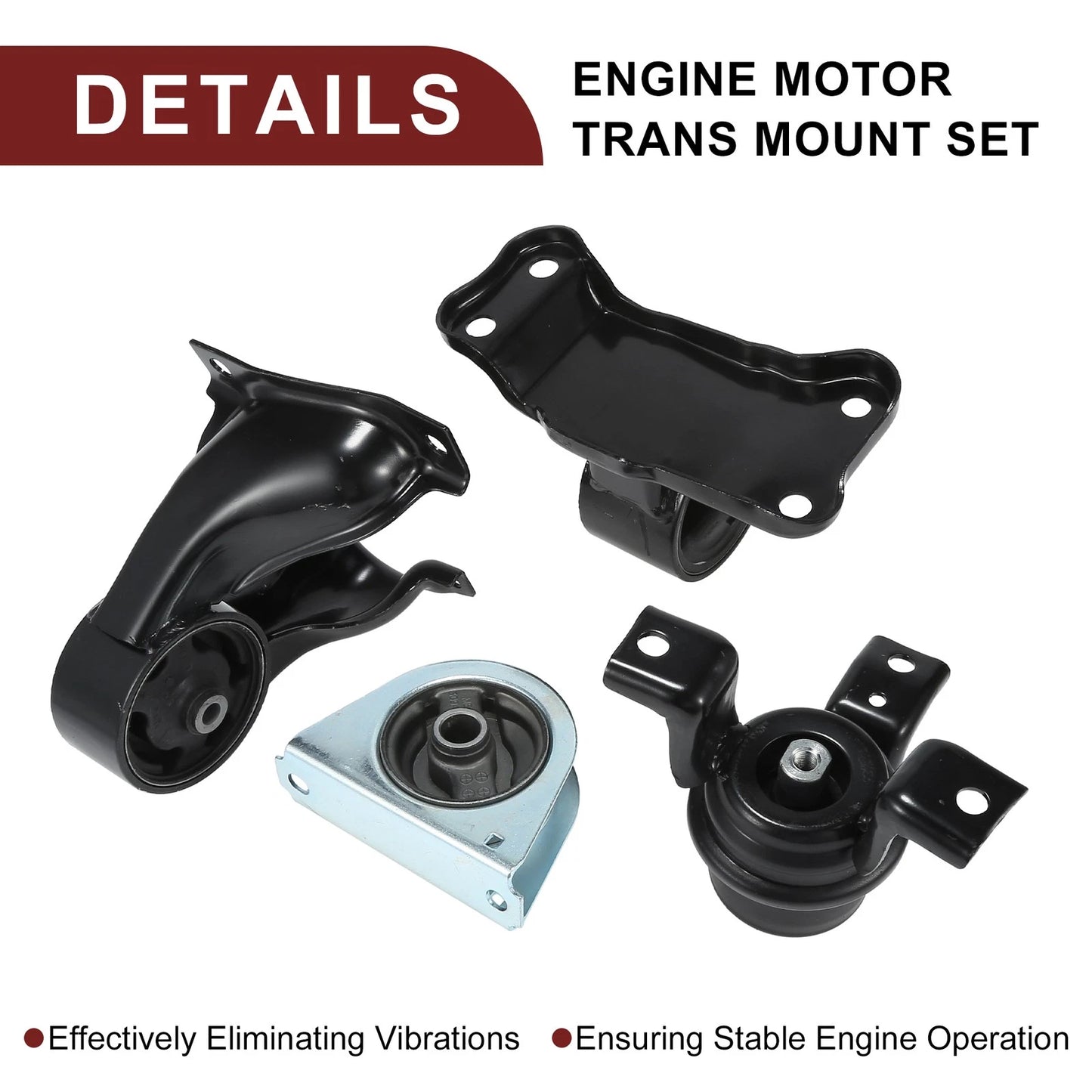 Engine Mount Set for Mitsubishi Lancer 2.0L (2002-2007)