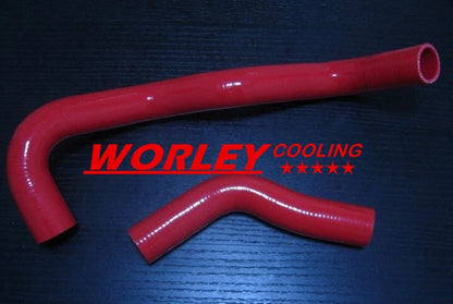 Red Silicone Radiator Hose for Toyota Hilux 2.4 Diesel (1983-1997)