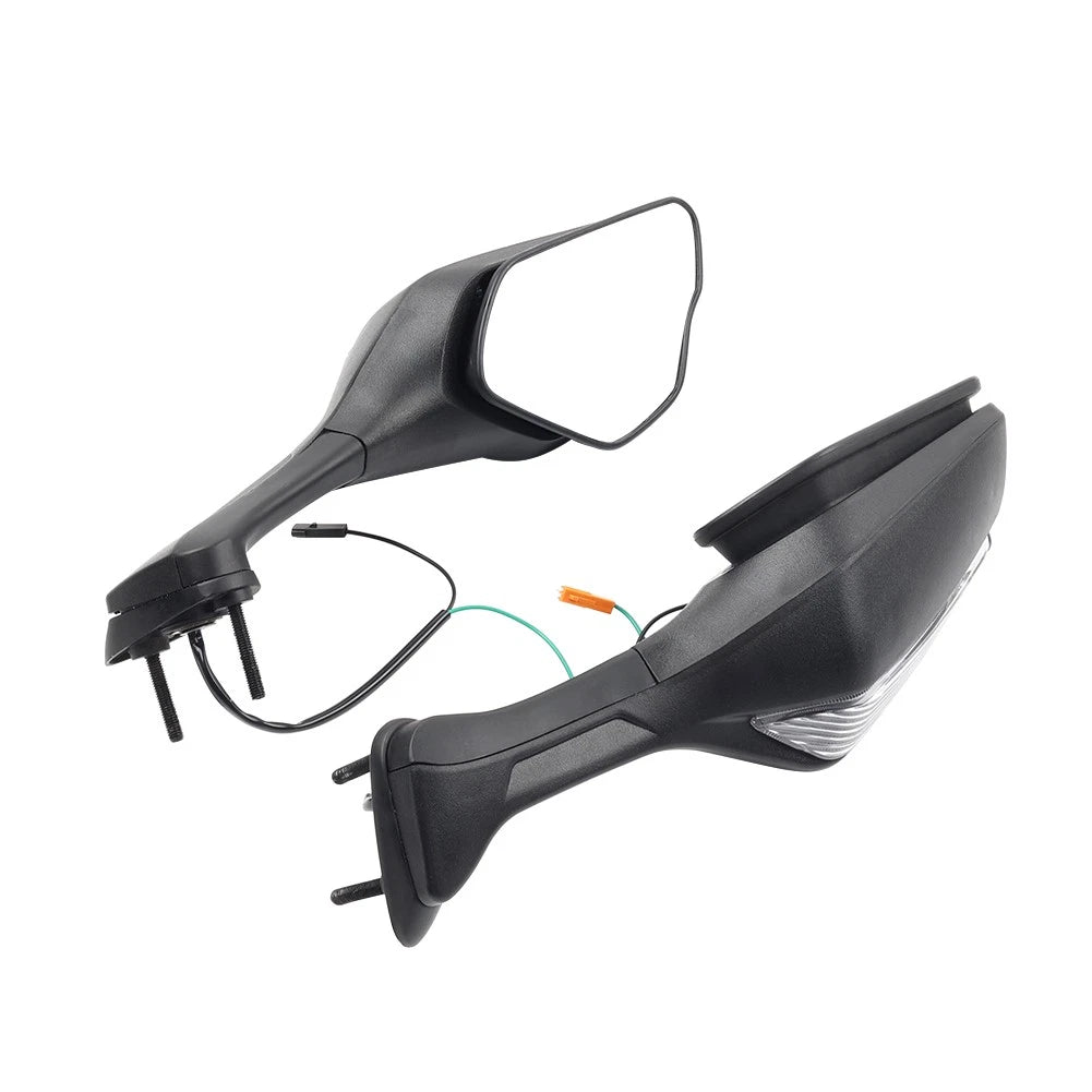 Side Rear View Mirrors w/ Turn Signals for Honda CBR1000RR (2017-2024)