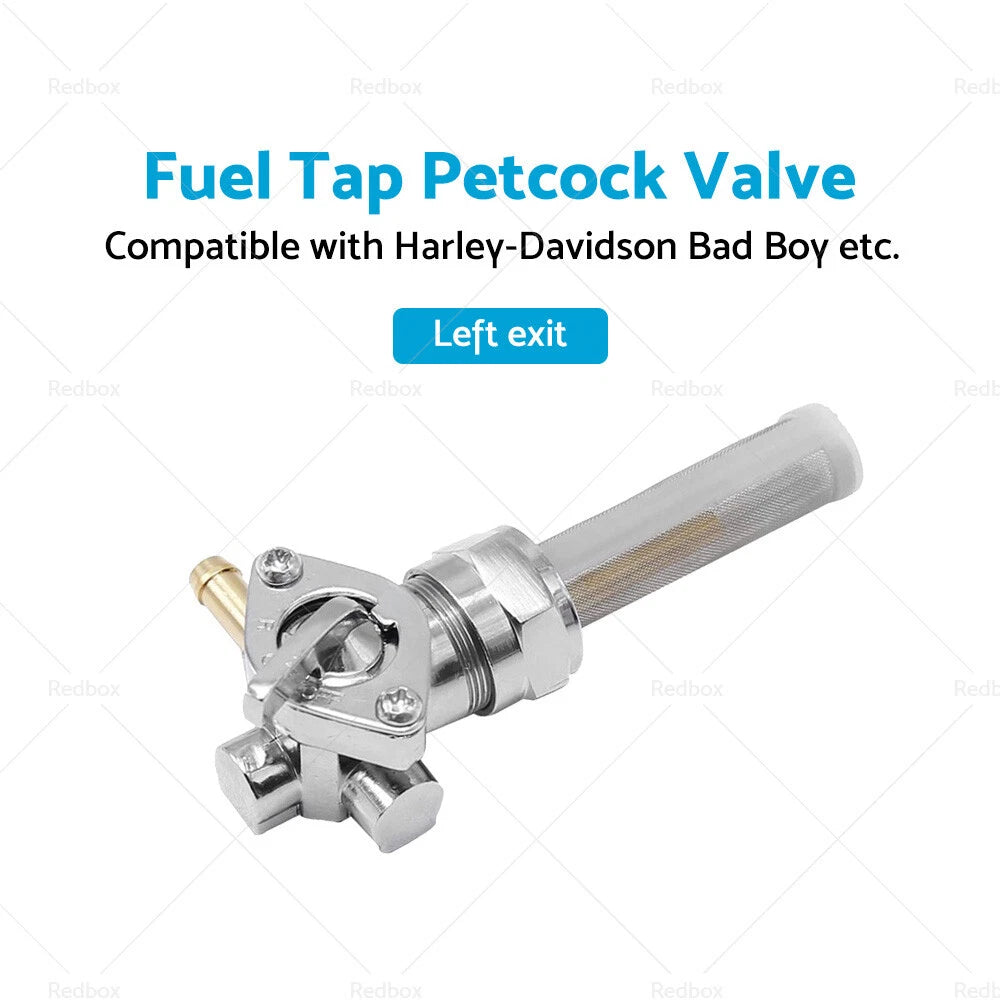 22mm Fuel Tap Petcock Valve Left Outlet for Bad Boy Blackline