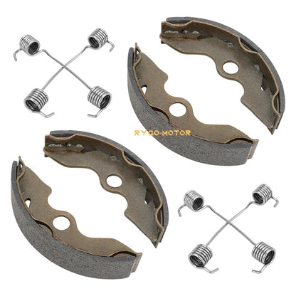 Front Brake Wheel Cylinders 2x4 Adjuster Shoes Set for Honda TRX300