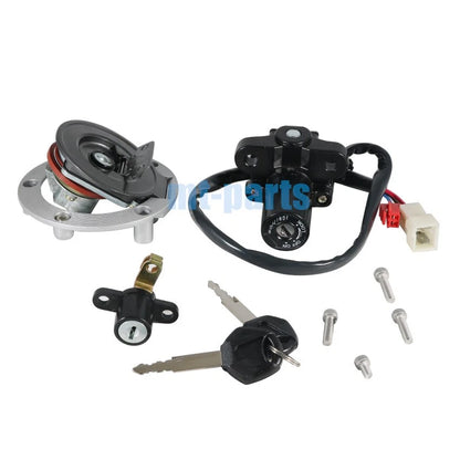 Ignition Key Switch & Fuel Tank Cap Set for Yamaha YZF-R1 R6 (98-05)