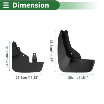 Mud Flaps & Splash Guards for Chevrolet Suburban/Tahoe (2022 - 2023)