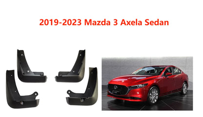 Fender Mud Flaps Splash Guards for 2019-2023 Mazda 3 Axela Sedan 4DR