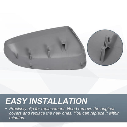 Rearview Mirror Cover Cap  Black Carbon Fiber for Nissan Sentra (2007-2012)