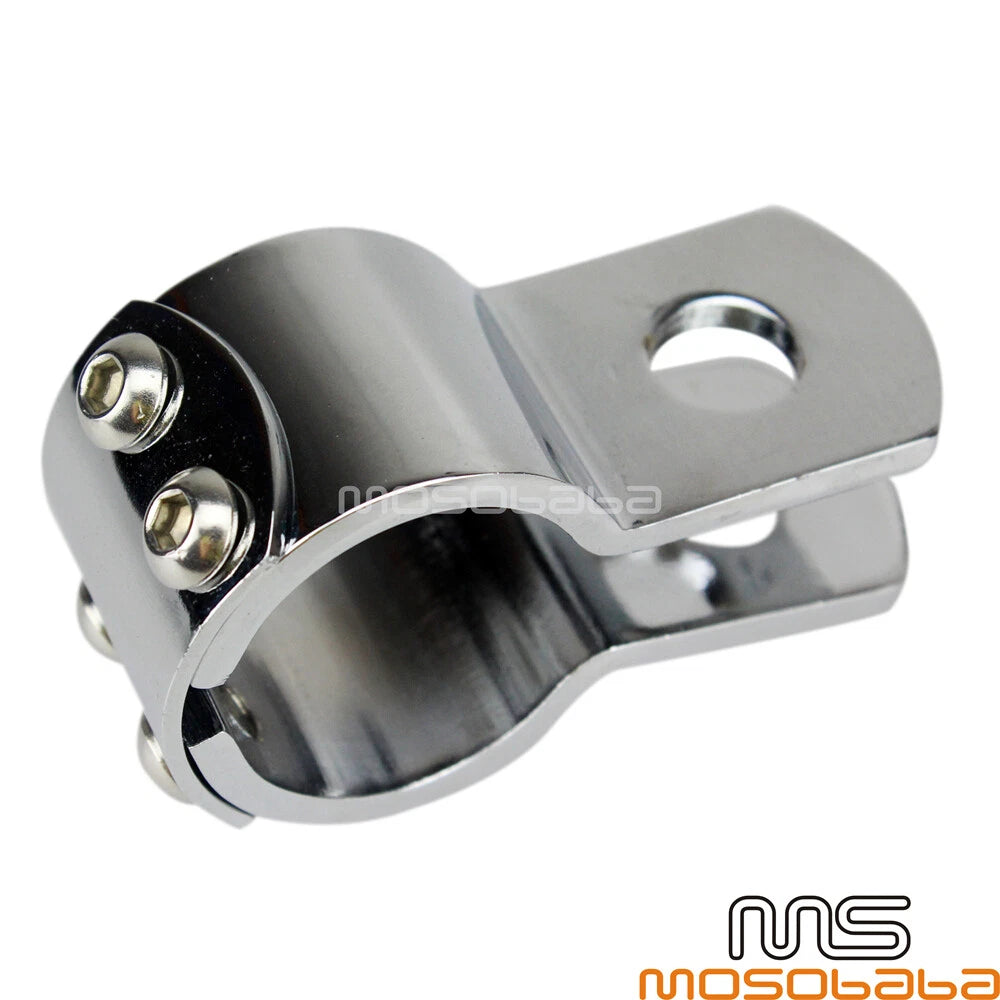 1-1/2" Crash Bar Mounts Clamps for Harley, Honda, Yamaha, BMW