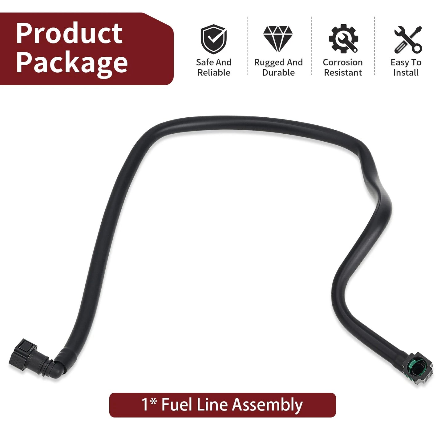Fuel Line for Polaris Ranger 900/1000 XP EPS Crew High Performance Black