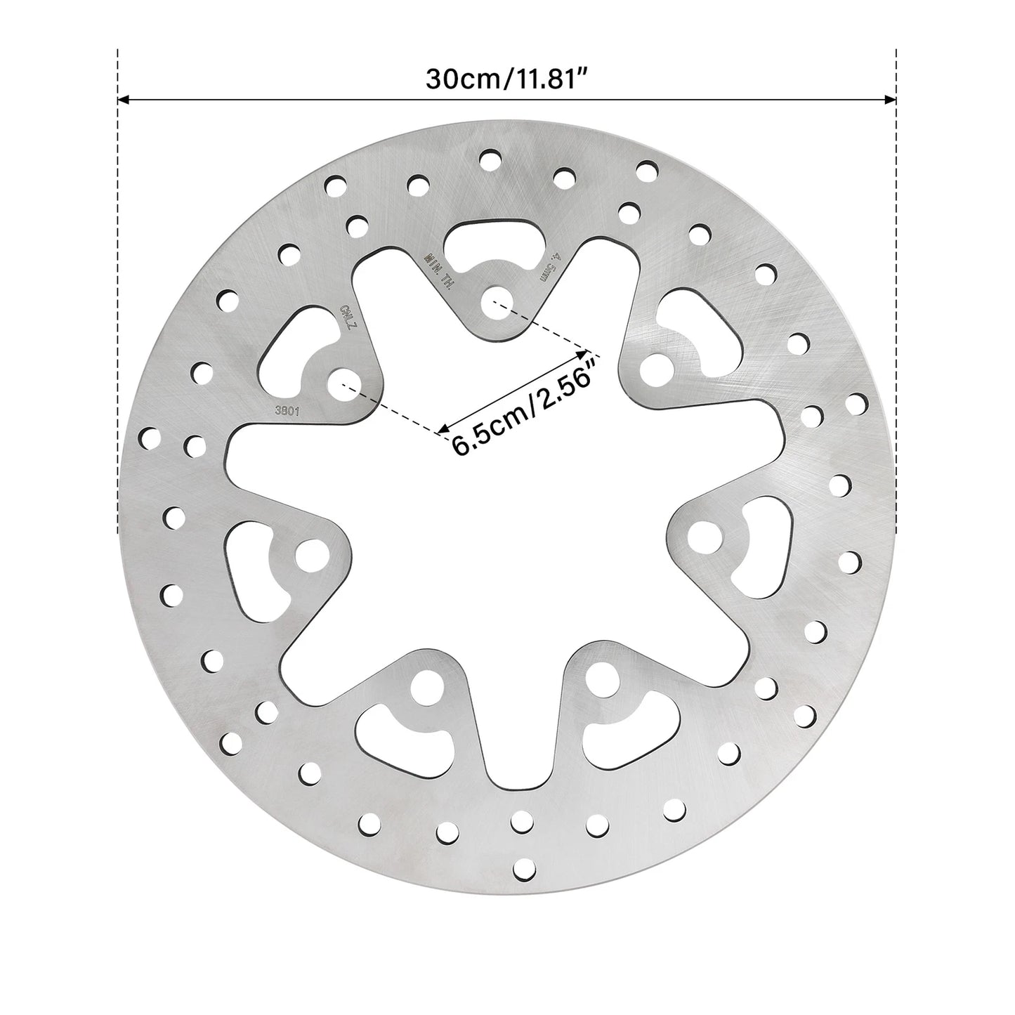 11.8" Brake Disc Rotors for Harley Road Glide (2014-2025)