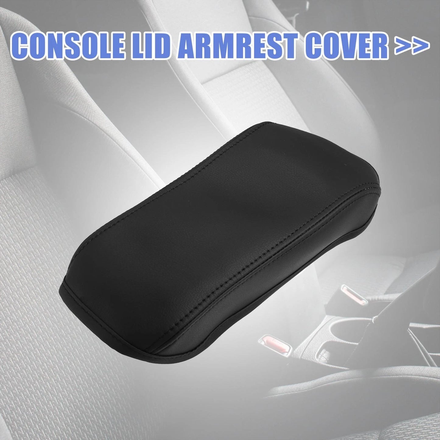 Faux Leather Armrest Seat Box Cover Protector for Toyota Corolla (2014–2019)