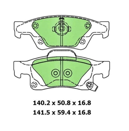Rear Brake Caliper Hardware Kit for WH WK Jeep Grand Cherokee