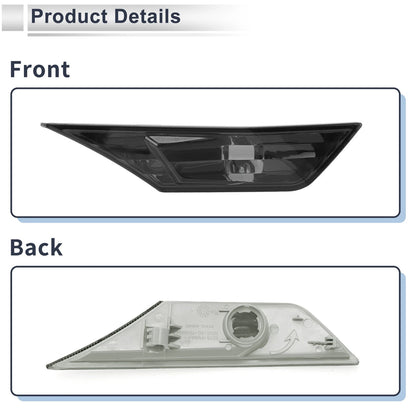 Right Side Marker Light Cover for Honda Civic (2016-2021) Smoked Color