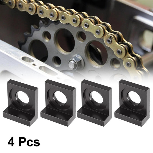 4pcs 15mm Dia Hole Chain Adjuster Block Tensioners for Motorcycle