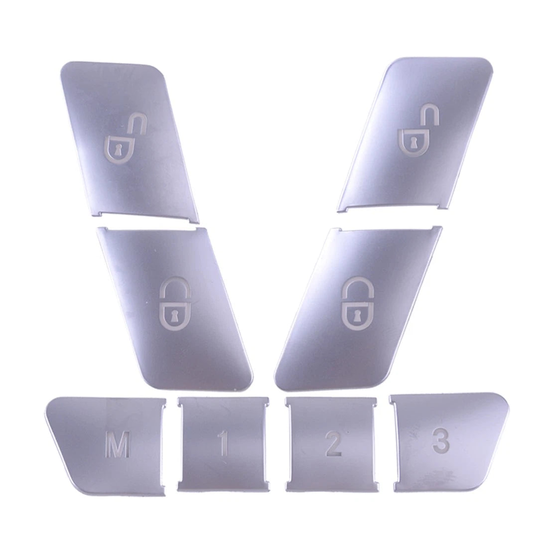 Memory Door Lock Button Cover Kit for Benz CLA GLA GLE GL GLS ML (2014-2023)