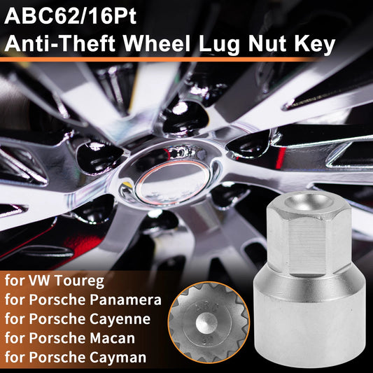 16Pt Wheel Lock Lug Nut for VW Touareg
