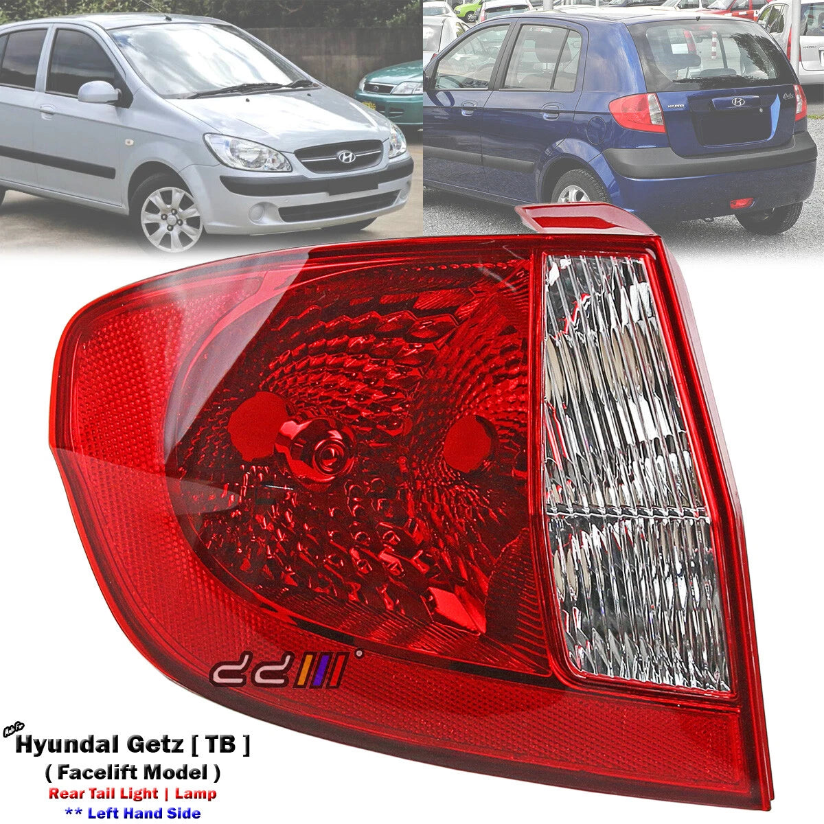 Rear Left Tail Light for Hyundai Getz TB (2006-2011)