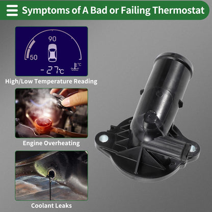 Engine Coolant Thermostat Housing Assembly for Chrysler 300 Dodge Challenger