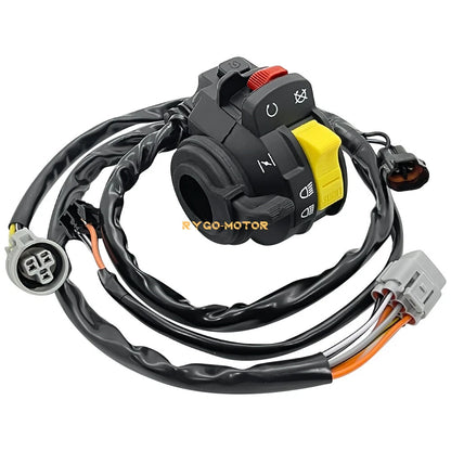 Left Handlebar Switch Start Stop Hi/Lo Headlight for Arctic Cat DVX (2009–2012)