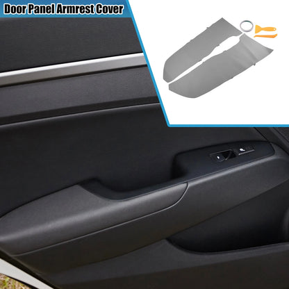 Front Door Panel Armrest Covers  Gray for Honda Accord (2008-2012)