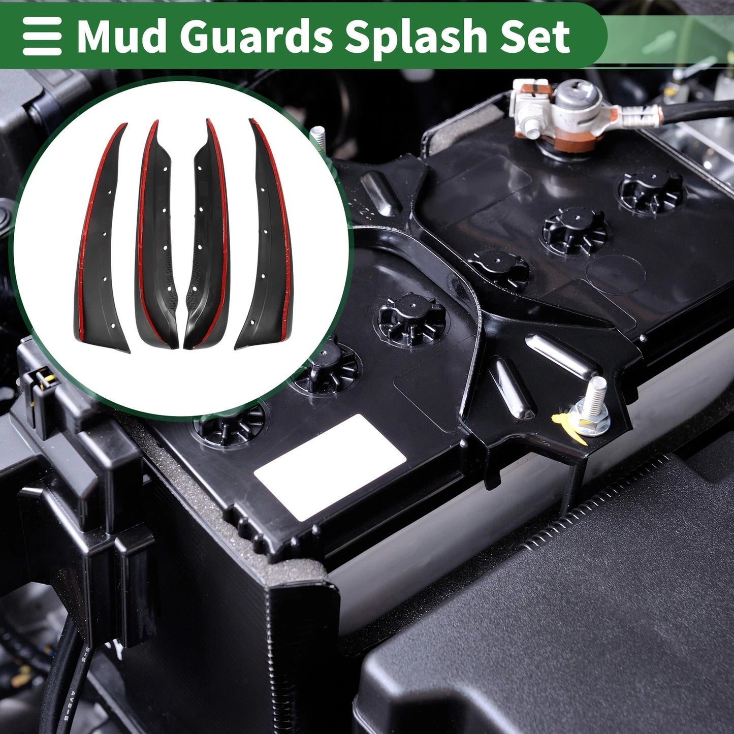 Mud Flaps Splash Guards for Chevrolet Corvette C6 (2005 - 2013)