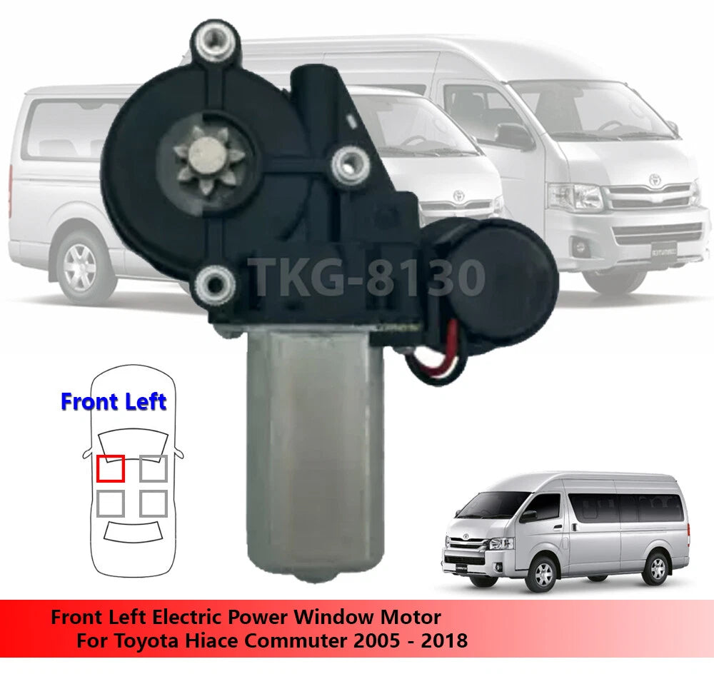 Front Left Power Window Motor for Toyota Hiace Commuter (2005-2018)