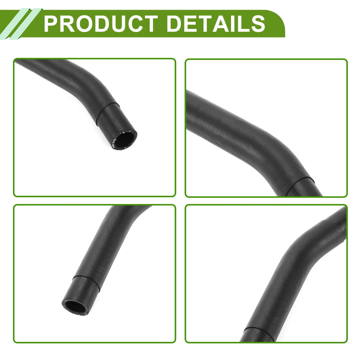 Heater Hose for Toyota Highlander 3.3L 2001-2010 - Rubber Black