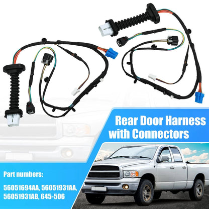 Rear Door Harness w/ Connectors for Dodge RAM 1500 2500 3500