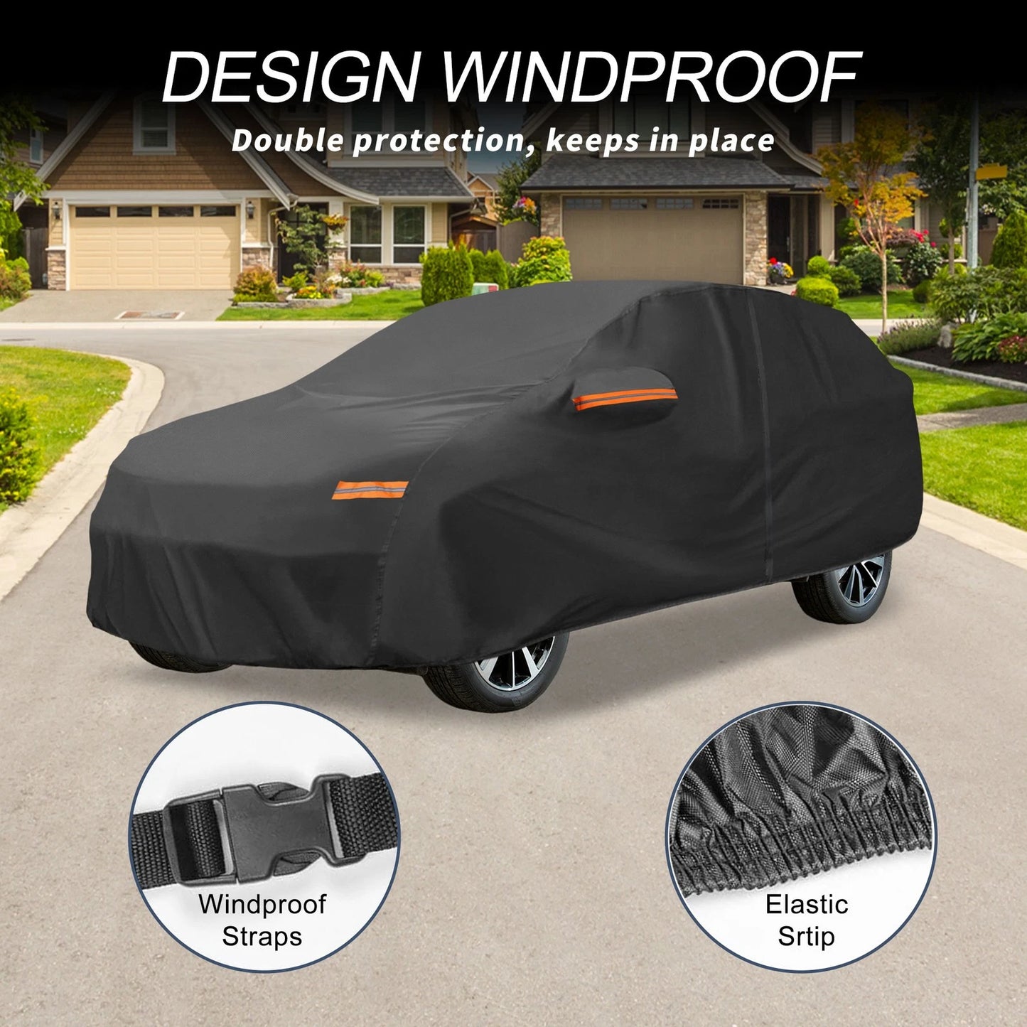 Waterproof Aluminum Film Car Cover for Mazda CX-70