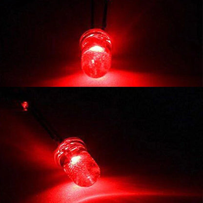 20 x 5mm Red LED Bulbs for Instrument Gauge Cluster Dash Light