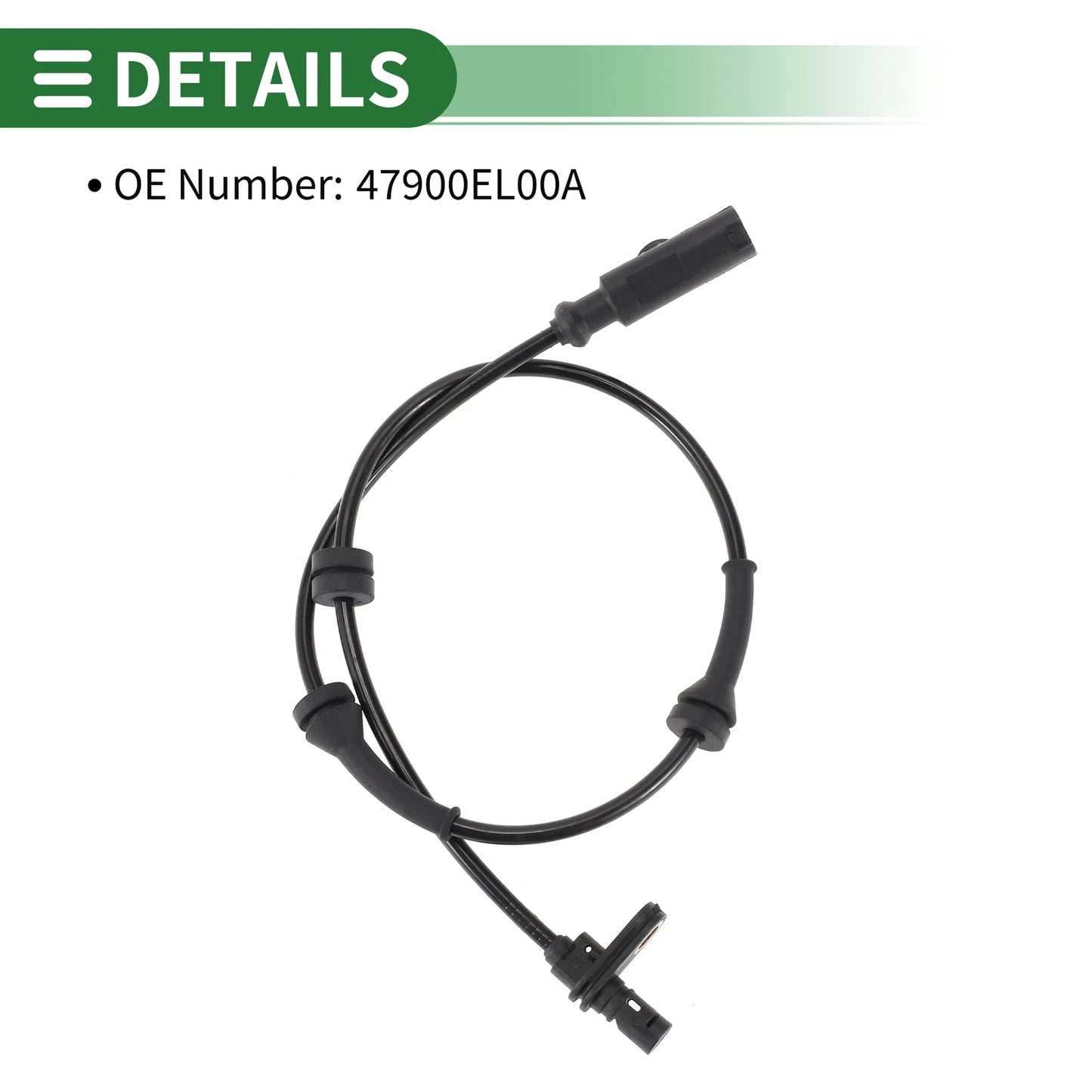 ABS Wheel Speed Sensor for Nissan Versa 1.6L Rear Right (2007-2012)