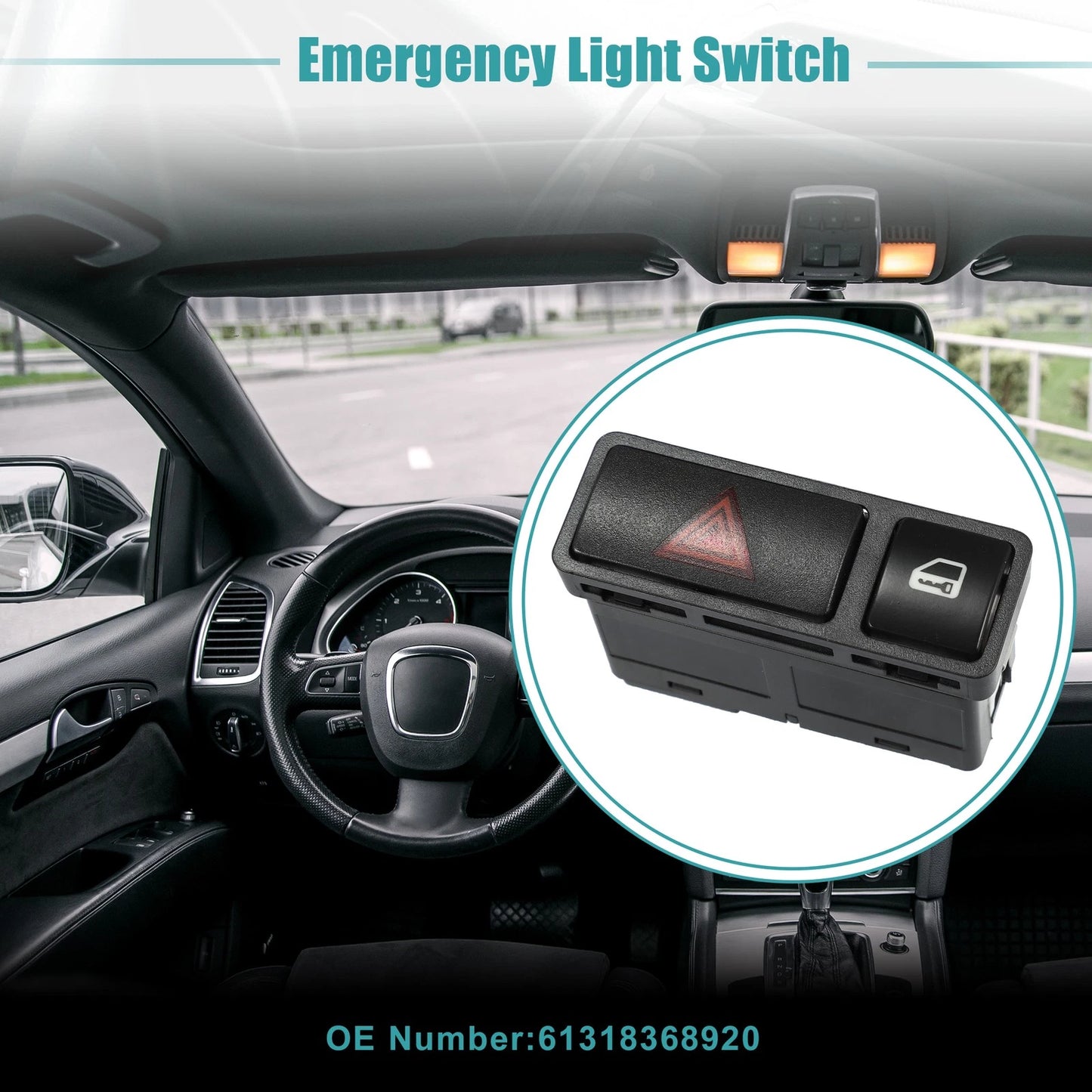 Emergency Light Warning Light Switch for BMW 323Ci (2000-2006)