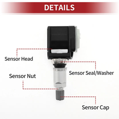 Tire Pressure Sensor 433MHz for BMW 750i (2015-2019) - 1 x Sensor
