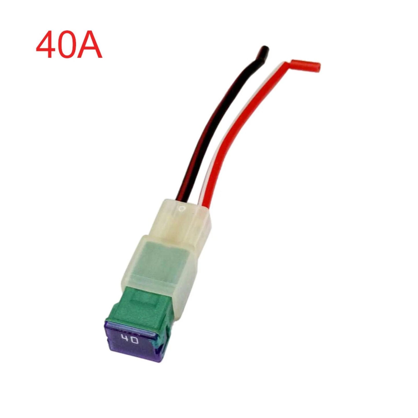 DC 32V 40A Mini PAL Inline Fuse Holder Green for Car Auto