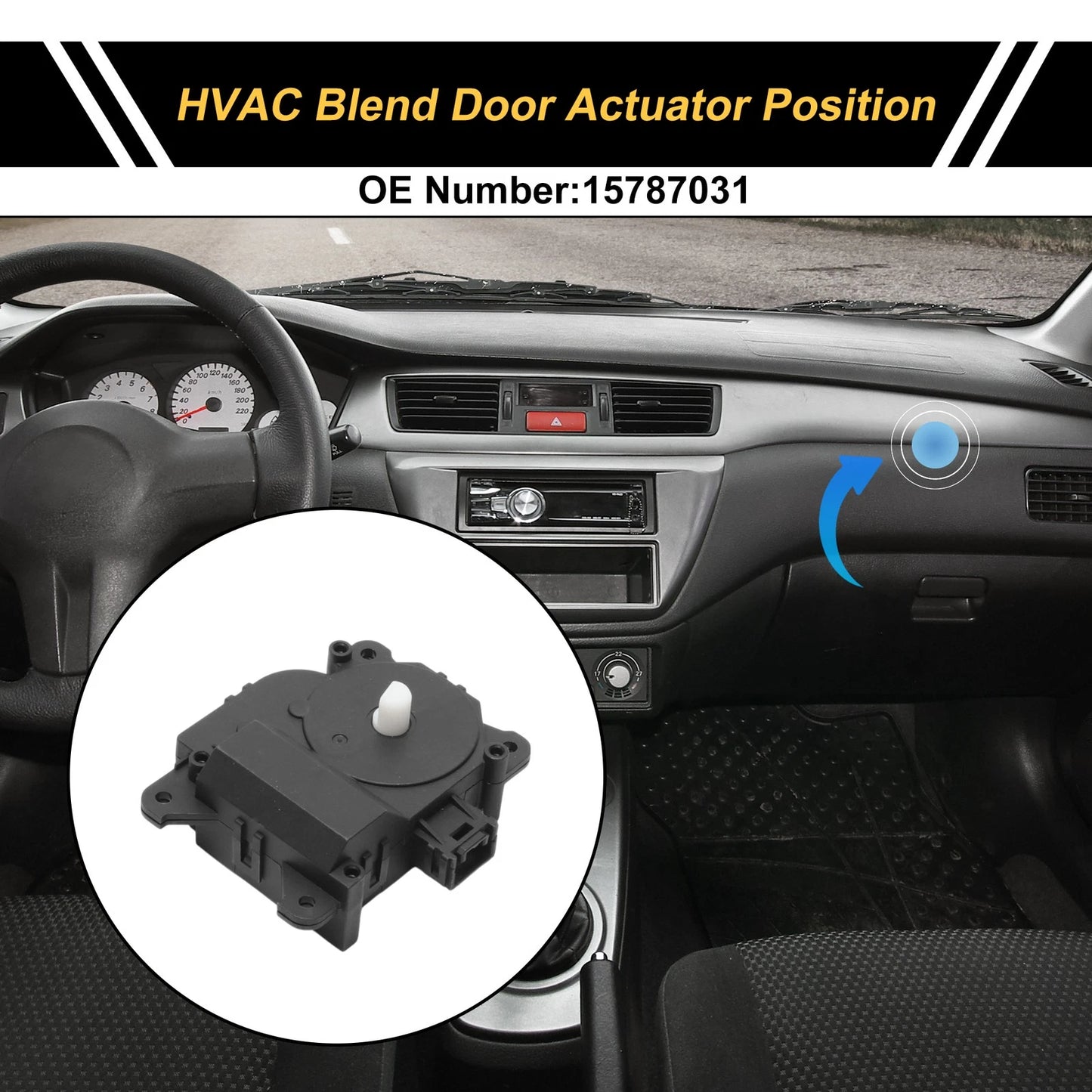 HVAC Heater Blend Door Actuator for Buick Lucerne (2006–2011)