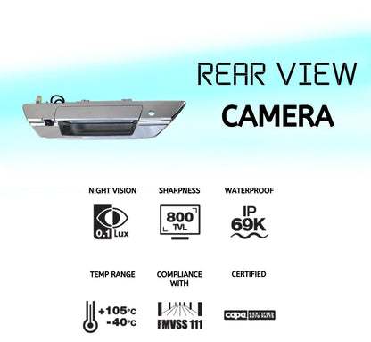 Chrome Tailgate Handle with Camera for Toyota Hilux SR SR5 (2015-2020)