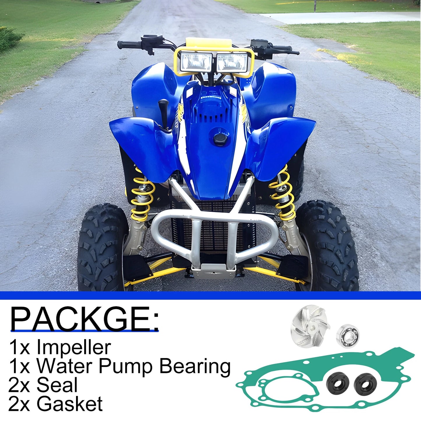 Water Pump Impeller Gasket Seal for Polaris Big Boss 400L 6x6 (1994-1997)