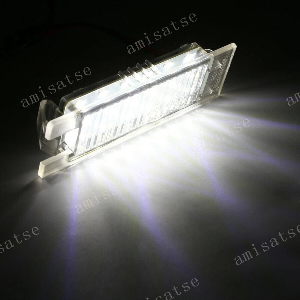 2 x CANBUS LED License Plate Lights for Opel Zafira B, Astra H, Corsa D (2005-2016)
