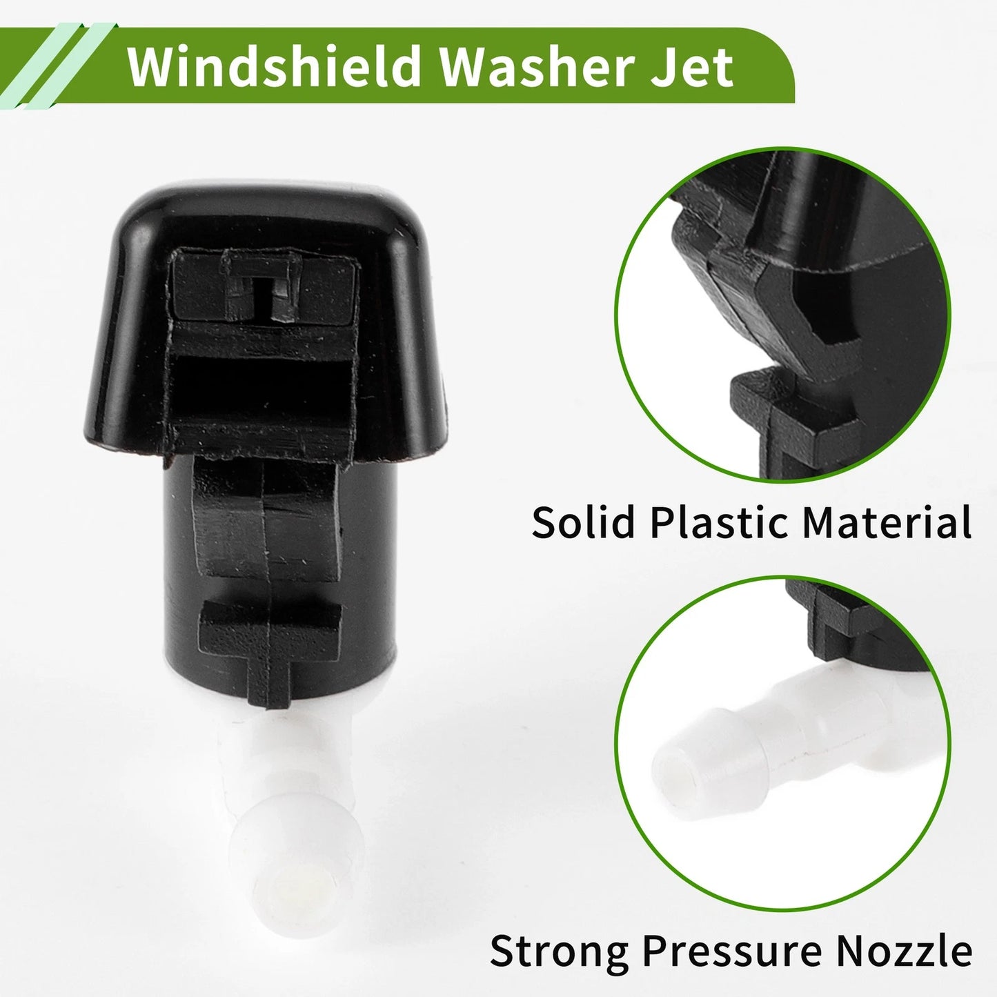 Windshield Washer Nozzle & Hose Connector for Ford (2013-2019)