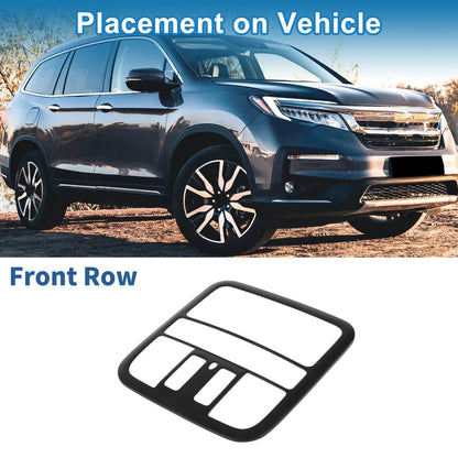 Front Row Headlight Trim Bezel for Honda Pilot (2019-2022) Matte Black