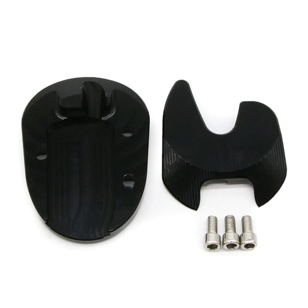 Foot Side Stand Bracket Extension Pad for Honda PCX 160 (2020-2021) Black