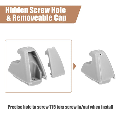 Sun Visor Clip Retainer Gray Plastic for Chevrolet Cruze (2009-2019)