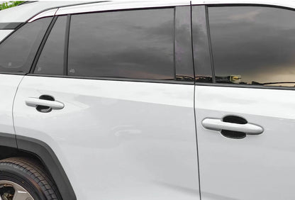 Carbon Fiber Door Handle Bowl Cup Cover Trim for Toyota RAV4 (2019-2023)