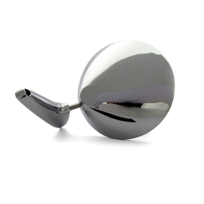 4 1/4" Round Stainless Fender Door Mirror x2 for Classic Cars LH/RH