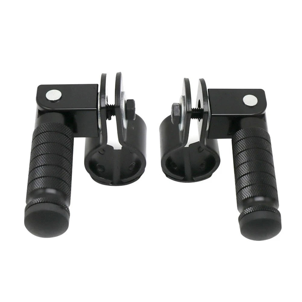 Folding Rearsets Footrest Pegs for Motorbike Black CNC