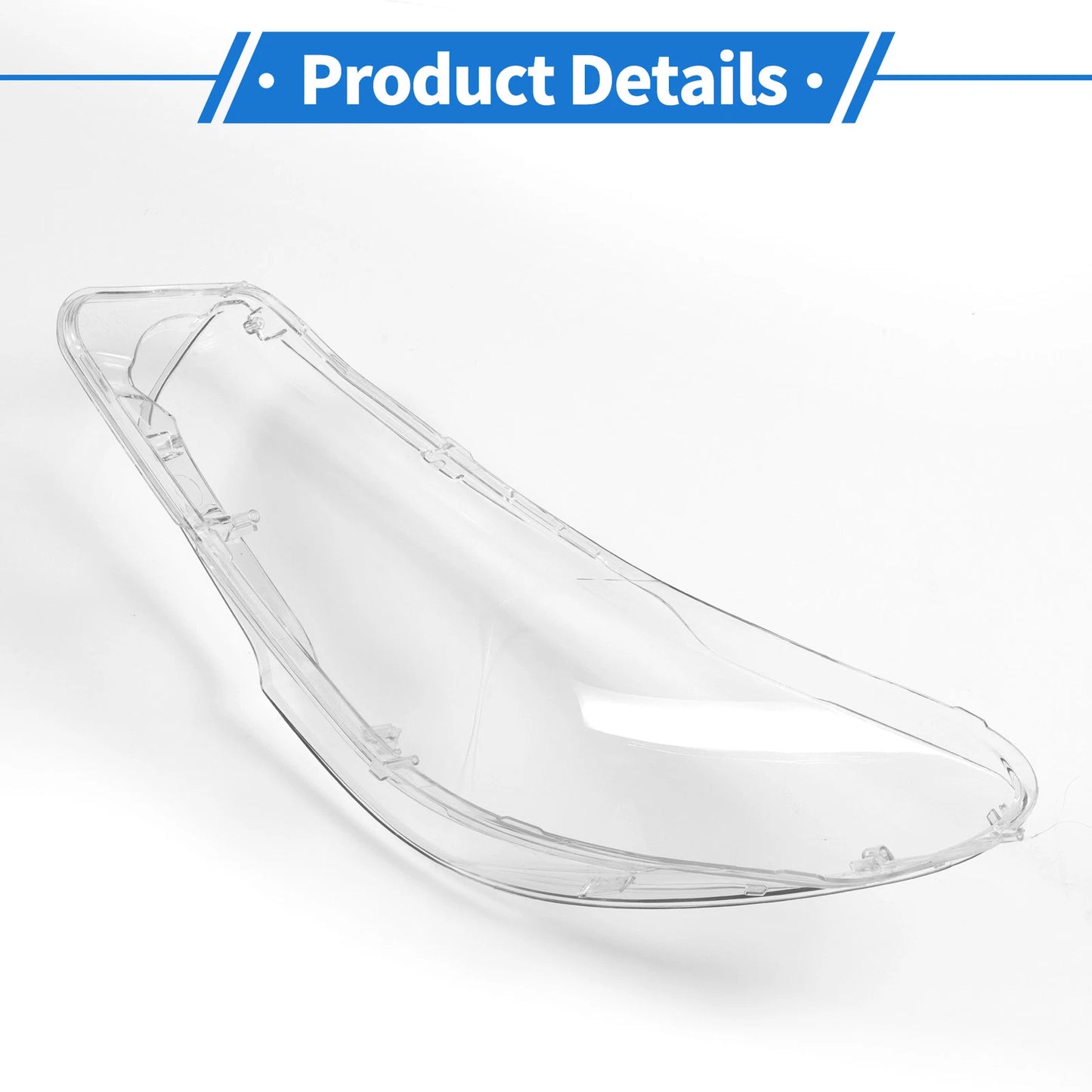 1 Pc Front Right Headlight Lens Cover for BMW 5 Series GT (2010-2017)
