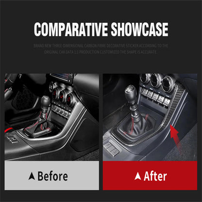 Gear Shifter Frame Trim for Subaru BRZ, Toyota 86 (2022-2024) Carbon Fiber