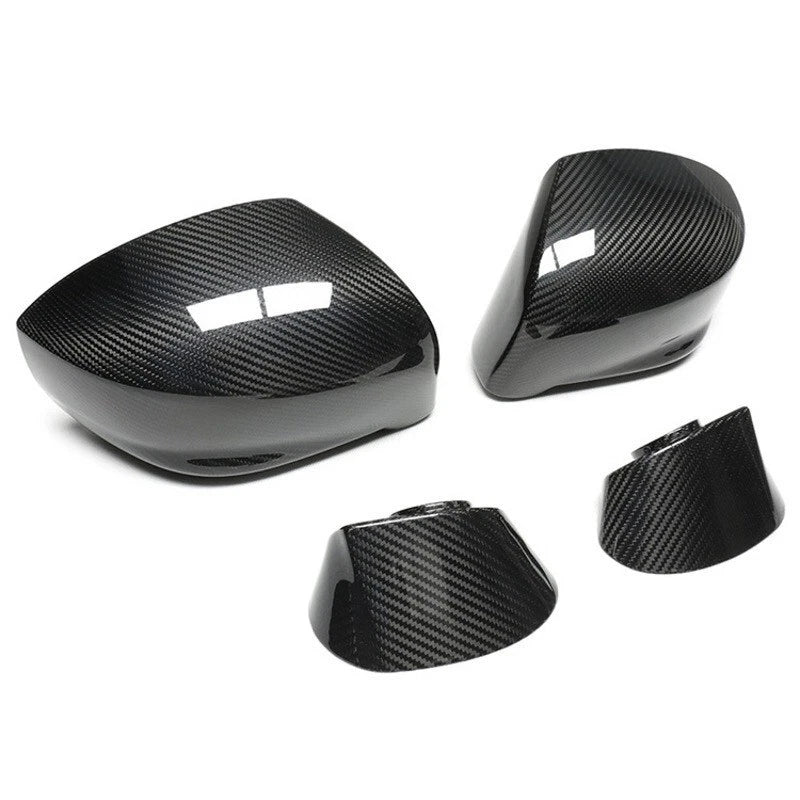 Real Carbon Fiber Side Mirror Cover Caps Replacement for Nissan R35 GTR 2008-24