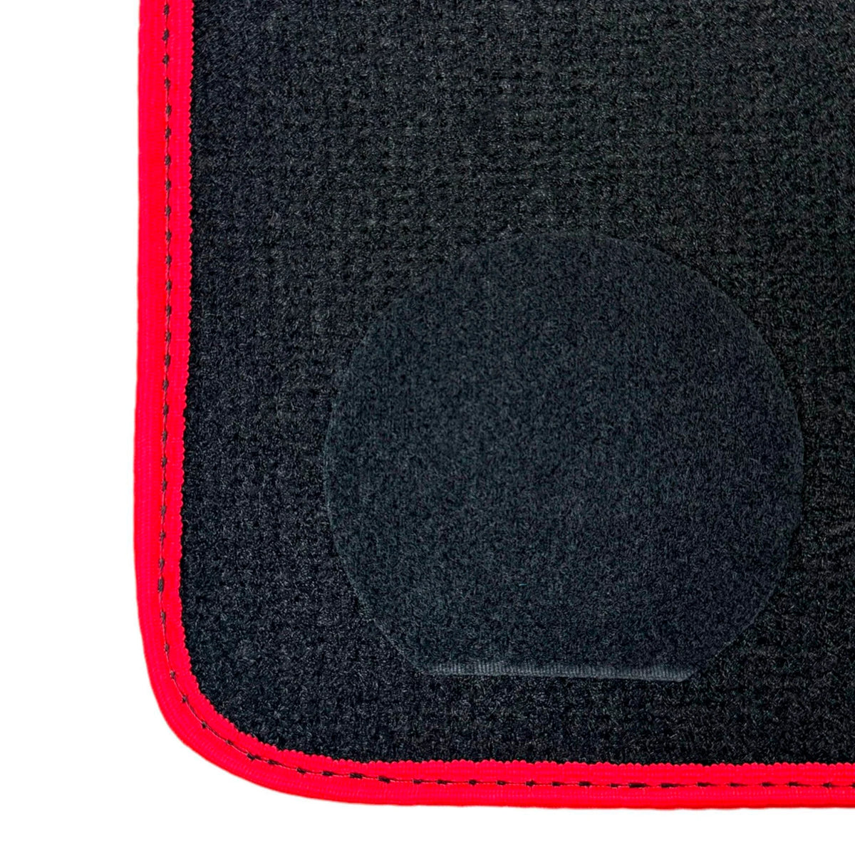 Black Floor Mats for BMW 3 Series M3 E30 with Red Trim (1986-1991)