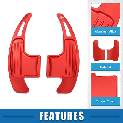 Steering Wheel Shift Paddle for Ford Mustang 2015-2021 Red (Set of 2)