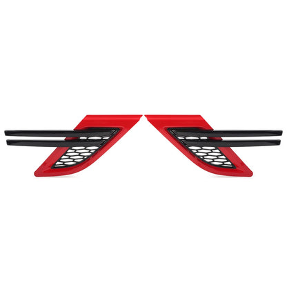 Red Black Side Fender Mesh Grille for Land Rover Range Rover Sport (2014-2017)